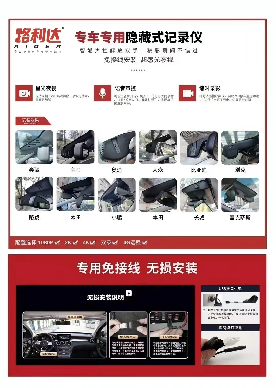 全系列记录仪产品矩阵